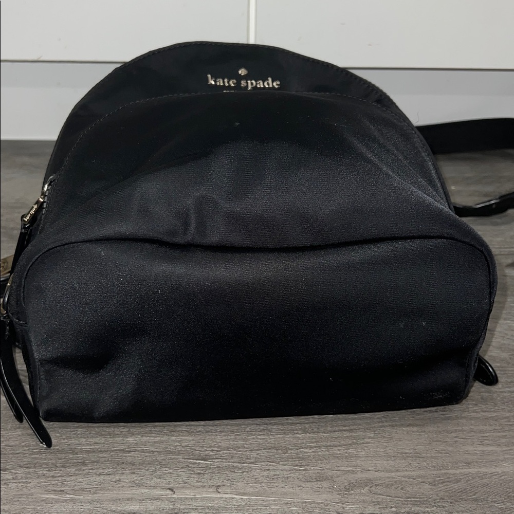 Kate Spade New York Karissa Nylon Medium Black Backpack - Picture 9 of 12